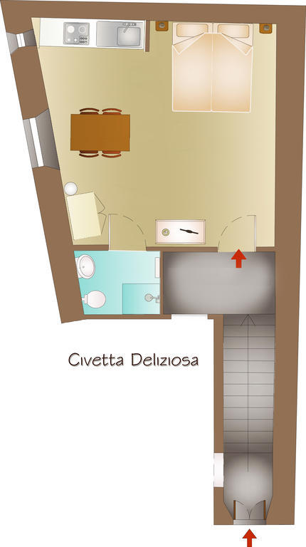 Appartement Le Residenze Ristori à Cortone Chambre photo